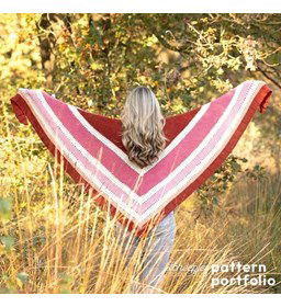 Omslagdoek Explorers Wrap gemaakt van Boeken scheepjeswol