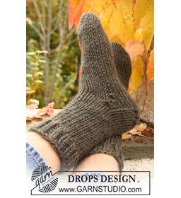 Sokken gemaakt van Drops Snow - Eskimo