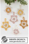 Haakpatroon sterhangers Blooming Stars van andere kant