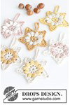Haakpatroon sterhangers Blooming Stars van andere kant