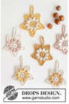 Haakpatroon sterhangers Blooming Stars van andere kant