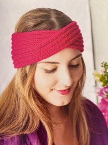 Marie Claire gekruiste hoofdband