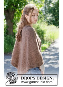 poncho Forest Fal met in voor- en achterkant