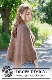 poncho Forest Fal met in voor- en achterkant