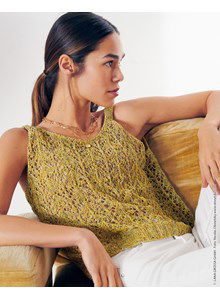 Damestopje in ajourpatroon