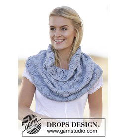 Halswarmer gemaakt van Drops Cotton Merino