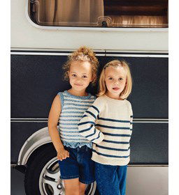 Top met ruches gemaakt van Phildar Phil Coton 3