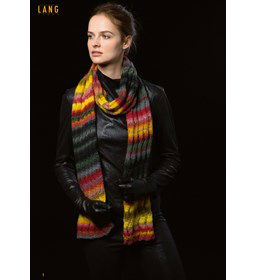 Sjaal gemaakt van Lang Yarns Viva