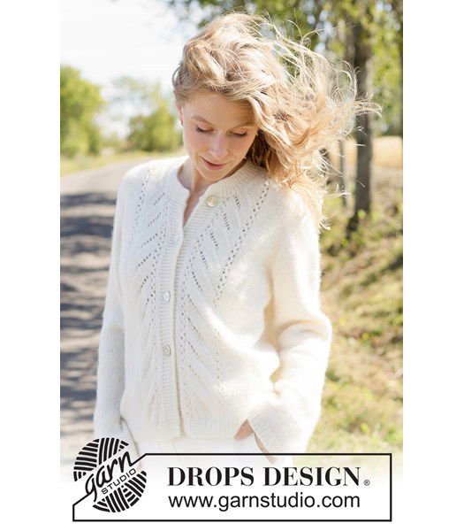 Breipatroon Elegant gebreid vest met kantpatroon en punnikrand