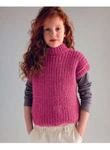 Spencer met opstaande halsboord