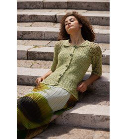 Damesvest Time to Indulge gemaakt van Boeken Lang Yarns