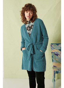 Damesvest met ceintuur