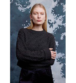 Damestrui in ruitpatroon gemaakt van Lang Yarns Vaya