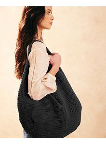 Tas met gehaakte draagbeugels