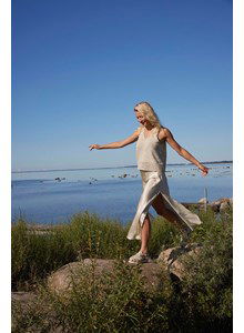 Dameshemdje Camilla met brede gehaakte rand