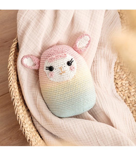 Haakpatroon squishie Loes de lama