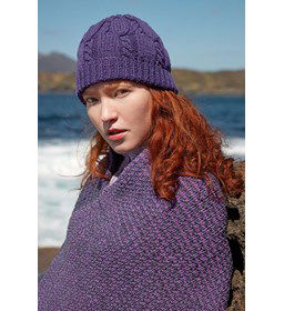 Muts met dubbele rand gemaakt van Boeken Lang Yarns