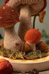 Haakpatroon herfsttafereel paddestoelen van andere kant