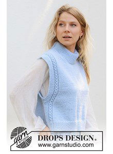 Damestop met dubbele hals