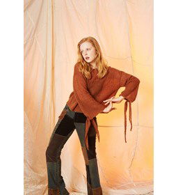 Trui voor dames gemaakt van Lang Yarns Alpaca superlight