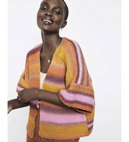 Damesvest gemaakt van Phildar Phil nuage