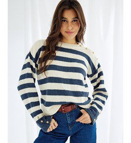 Gestreepte damestrui