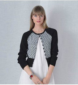 Dames vest gemaakt van Phildar Phil Cabotine