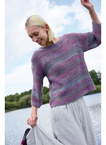 Meerkleurige damestrui Yannie