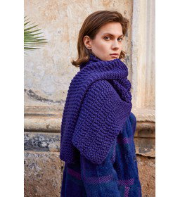 Sjaal Landmark gemaakt van Lang Yarns Wooladdicts Glory