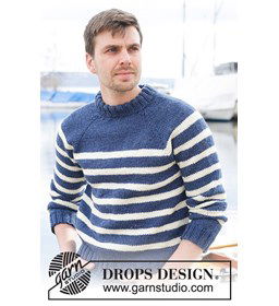 Herentrui met strepen gemaakt van Drops Alaska