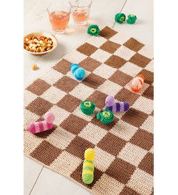 Dambord gemaakt van Durable Coral