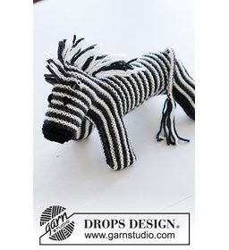 Zebra gemaakt van Drops Merino extra fine