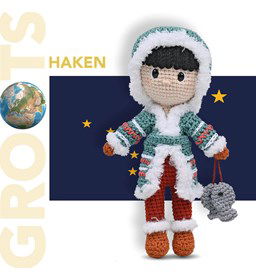 Pop Eskimo met visjes gemaakt van Durable Teddy