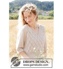 Woestijnjuweel Trui gemaakt van Drops Daisy