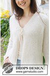 Breipatroon Delicate Dance Cardigan van andere kant