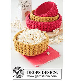 Mandje  gemaakt van Drops Paris