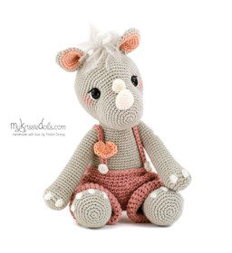 Knuffel nijlpaard gemaakt van Durable Soqs