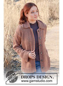 Damesvest met kantpatroon