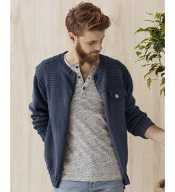 Heren vest gemaakt van Phildar Phil Ecocoton