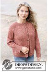 Breipatroon Canyon Twist Cardigan van andere kant