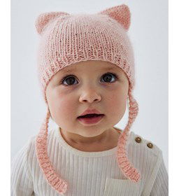 Babymuts of peutermuts Ilona gemaakt van Phildar Phil merinos 3,5