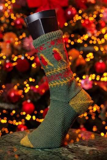 kerstsokken Roodborstje