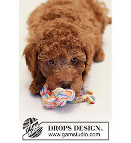 Trek en Sleur Speeltouw gemaakt van Drops Paris