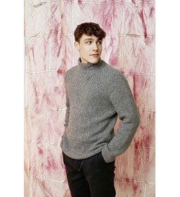 Heren trui gemaakt van Lang Yarns Nova (op=op)