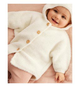 Babyjasje met capuchon