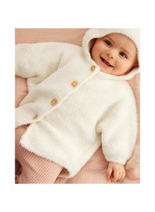 Babyjasje met capuchon