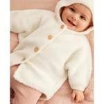 Breipatroon Babyjasje met capuchon
