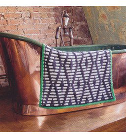 Badmat of ruitenkleed gemaakt van Scheepjes Chunky Monkey