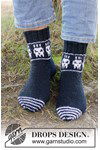 Breipatroon Skeleton Steps Socks van andere kant