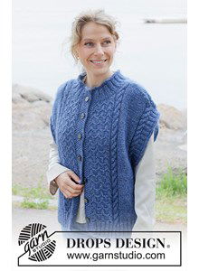 Stormy Ocean Vest met knopen
